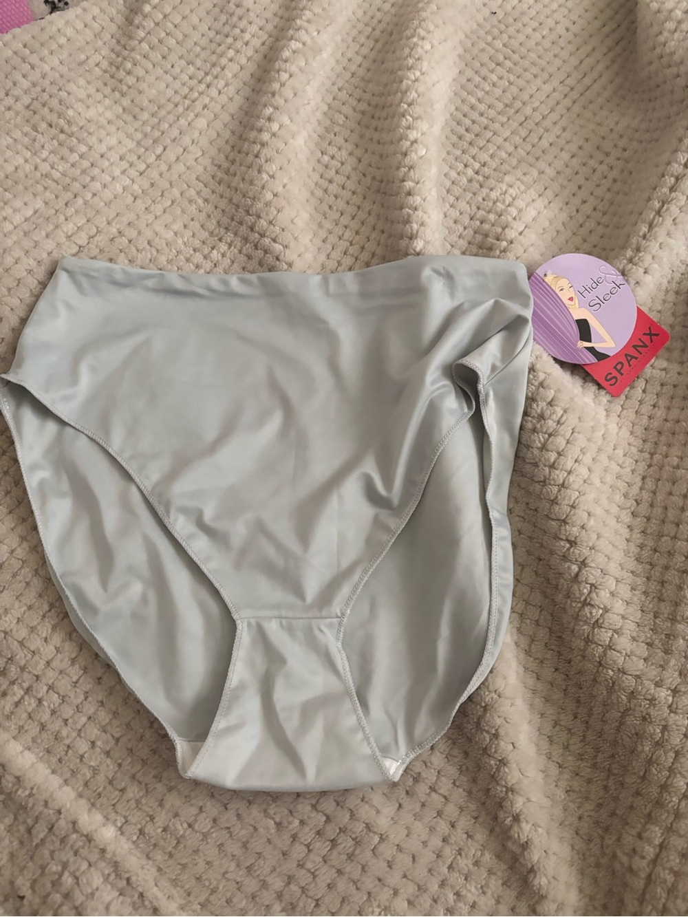 SPANX High-Waist Shaping Briefs in Light Gray Hide and Sleek XL NWT